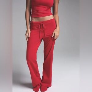 Skims Cotton Jersey Straight Leg Pant NWT